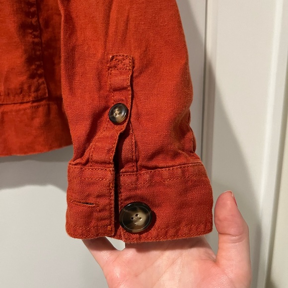 Madewell Women's Orange Chore Coat - Size Medium - Picture 6 of 8
